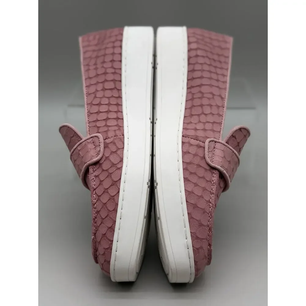 Donald Pliner Size 8M Rose Leather Tamara Slip On Loafers HPTAMARA94